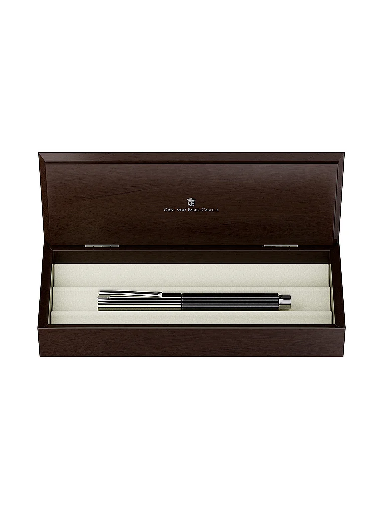 GRAF VON FABER-CASTELL Roller a inchiostro Bloom Ebano nero